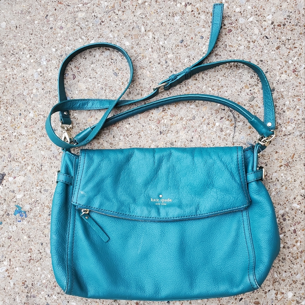 Kate Spade Cobble Hill Little Minka Green Crossbody Bag